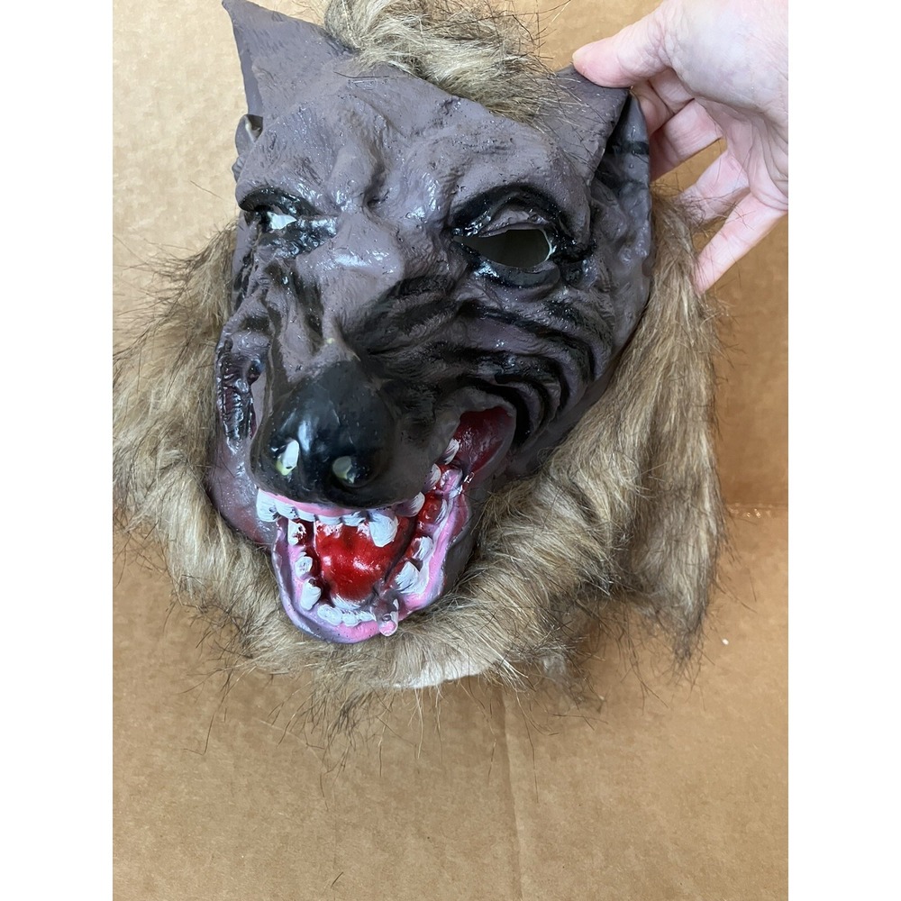 Wolf Brown Wolf Mask  Halloween costume‎ Adult